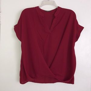 Maroon blouse